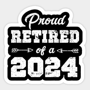 Proud retired of a 2024 Sticker